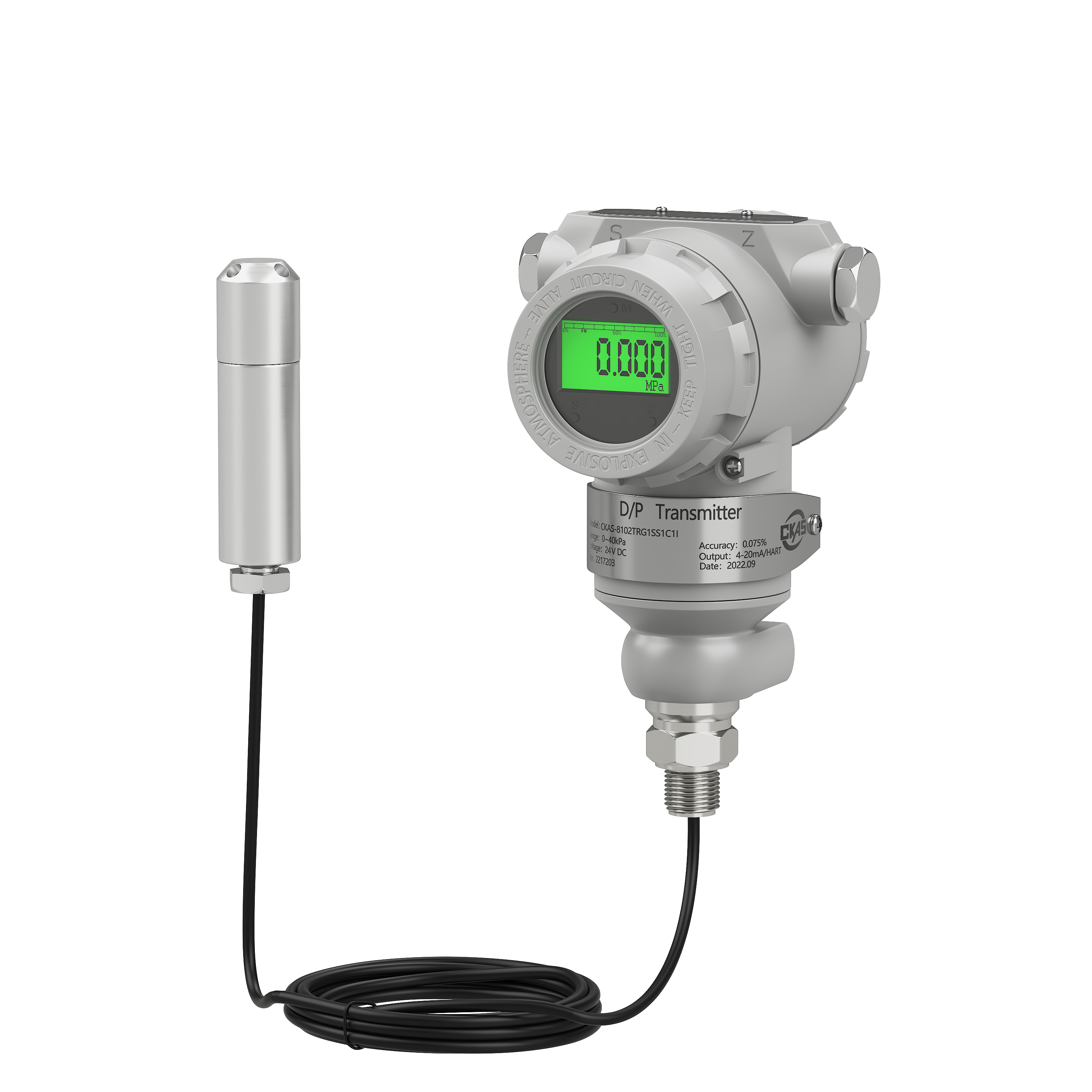 CKAS-8102TR投入式压力变送器