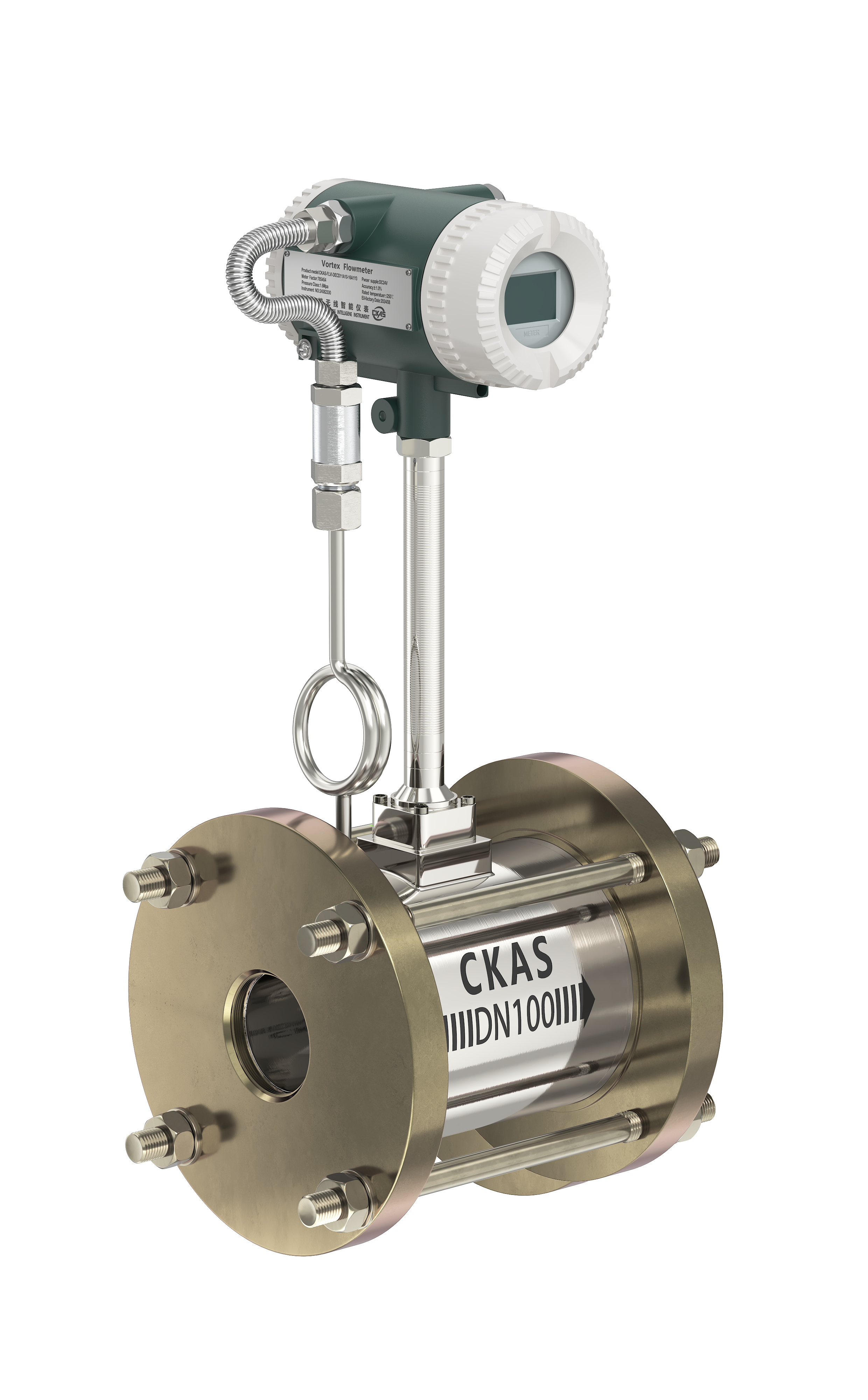 CKAS-FLVJ-S智能数字涡街流量计（CKAS-FLVJ-SIntelligent digital vortex flowmeter）