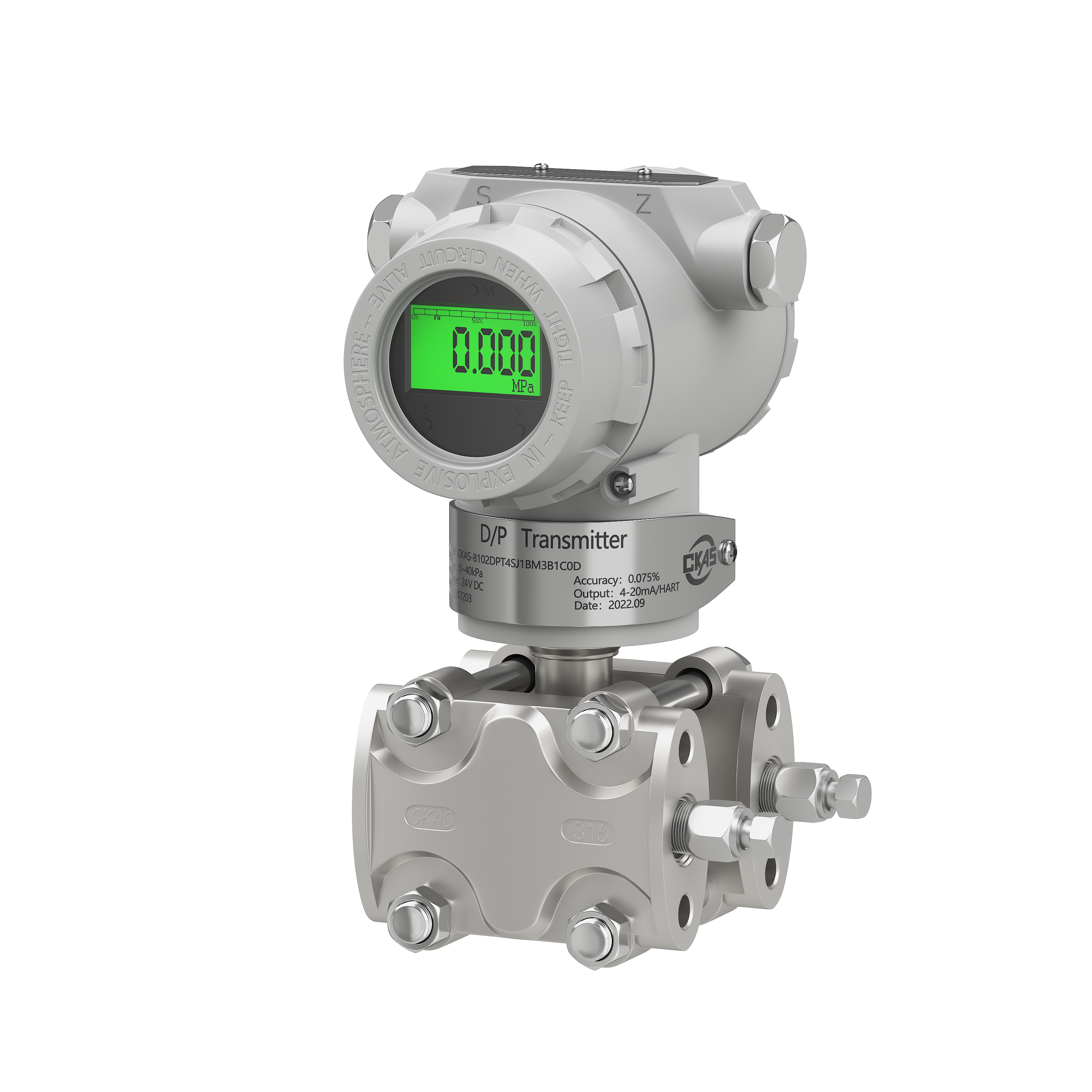 CKAS-8102PTEx 隔爆型压力变送器（CKAS-8102PTEX flameproof pressure transmitter）